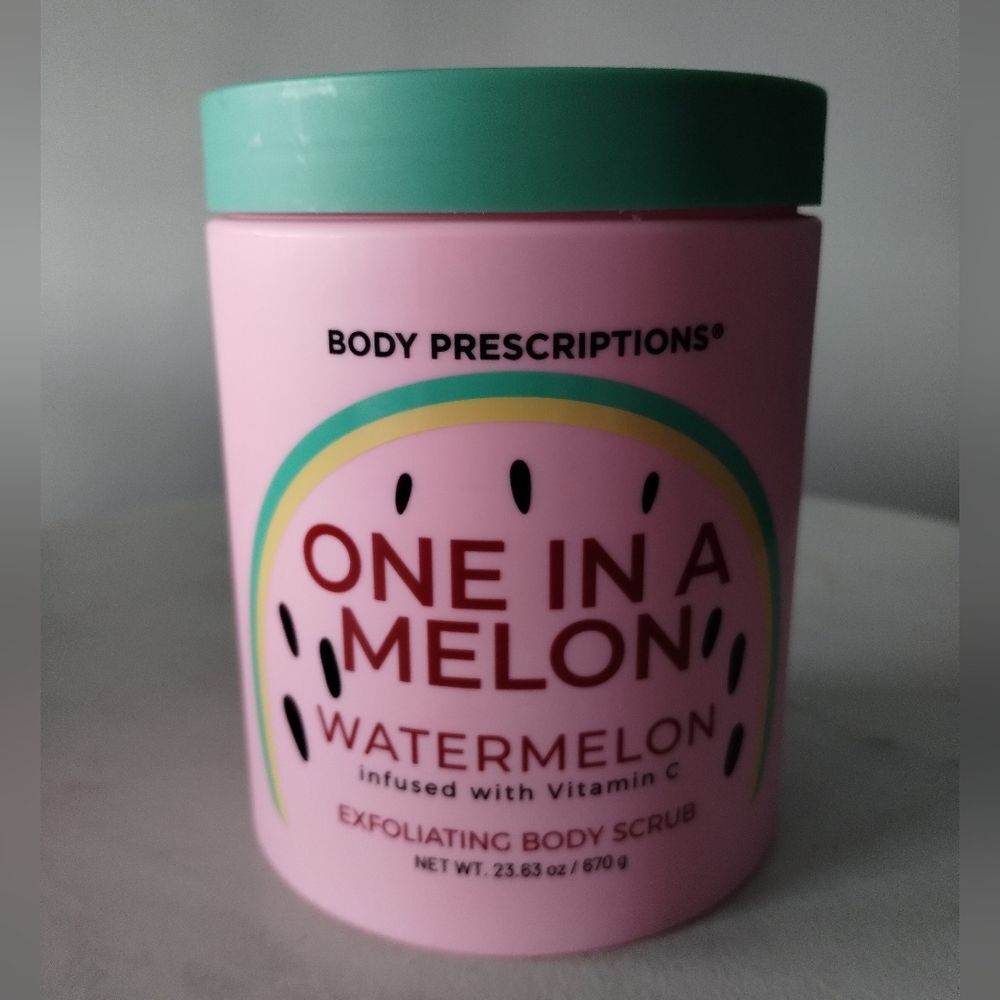 Body Prescriptions 23.63oz Watermelon Exfoliating Body Scrub One In A Melon NWT